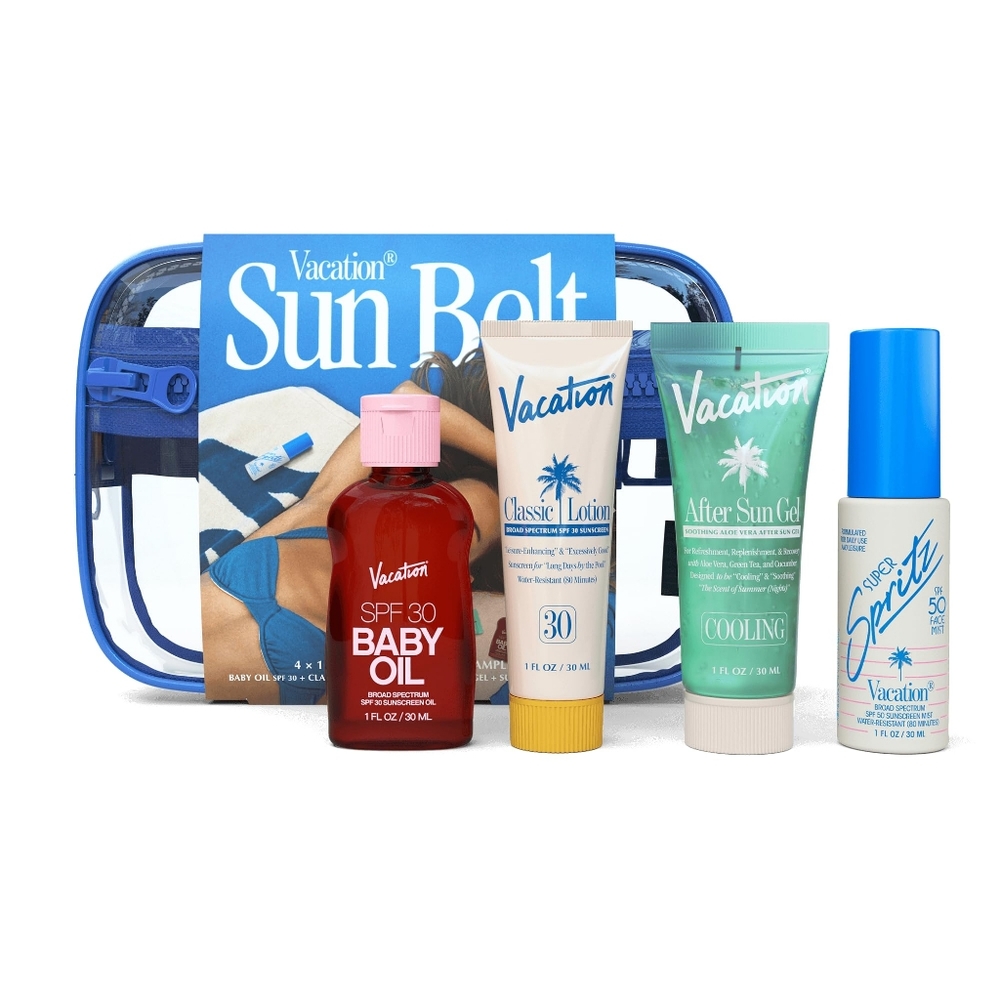 Vacation Sun Belt Suncare Sampler bag